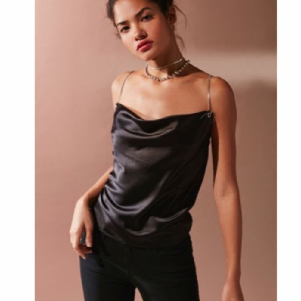 Brand New UO chain Strap Cowl Neck Cami
